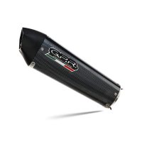Scarico GPR compatibile con  Yamaha Tenere 700 2021-2024, GP Evo4 Poppy, Scarico omologato, silenziatore con db killer estraibile e raccordo specifico