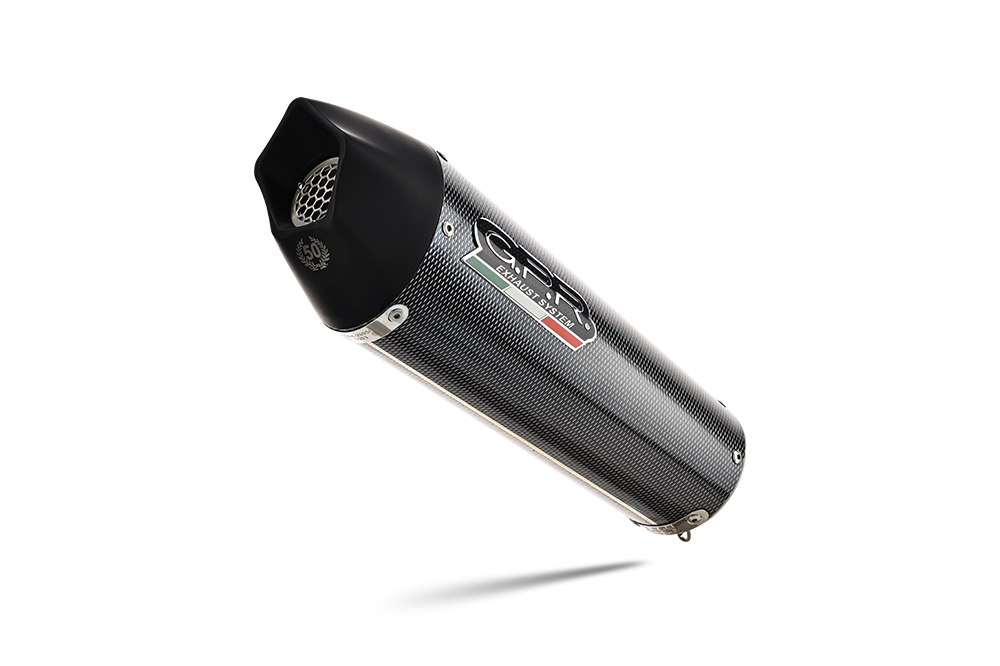 Scarico GPR compatibile con  Yamaha Tenere 700 2021-2024, GP Evo4 Poppy, Scarico omologato, silenziatore con db killer estraibile e raccordo specifico
