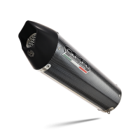 Scarico GPR compatibile con  Yamaha Tenere 700 2021-2024, GP Evo4 Poppy, Scarico omologato, silenziatore con db killer estraibile e raccordo specifico