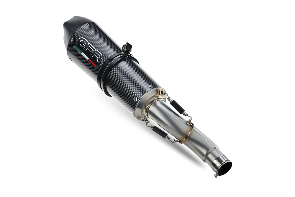 Scarico GPR compatibile con  Yamaha Tenere 700 2021-2024, GP Evo4 Poppy, Scarico omologato, silenziatore con db killer estraibile e raccordo specifico