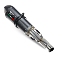 Scarico GPR compatibile con  Yamaha Tenere 700 2021-2024, GP Evo4 Poppy, Scarico omologato, silenziatore con db killer estraibile e raccordo specifico