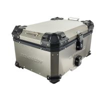 GPR TECH BAULETTO IN TITANIO TOP CASE ALPI-TECH 55 LT. SERIE TITANIUM CON PIASTRA UNIVERSALE
