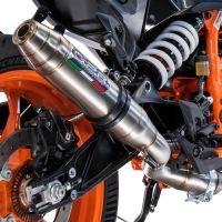 GPR escape compatível com  Husqvarna Svartpilen 401 2024-2025, Deeptone Inox, Escape legal, homologado, silenciador com db killer removível e tubo de ligação específico 