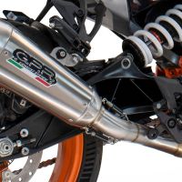 Scarico GPR compatibile con  Husqvarna Svartpilen 401 2024-2025, GP-Revo Titanium, Scarico omologato, silenziatore con db killer estraibile e raccordo specifico