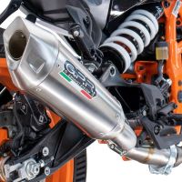 GPR escape compatible con  Ducati Multistrada 1260 2018-2020, GP-Revo Titanium, Escape legal, homologado, silenciador con db killer desmontable y tubo de conexión específico 