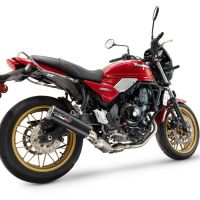 Scarico GPR compatibile con  Kawasaki Z 650 RS 2024-2025, M3 Black Titanium, Scarico completo omologato per il rumore,fornito con db killer,catalizzatore conforme alla revisione e collettore