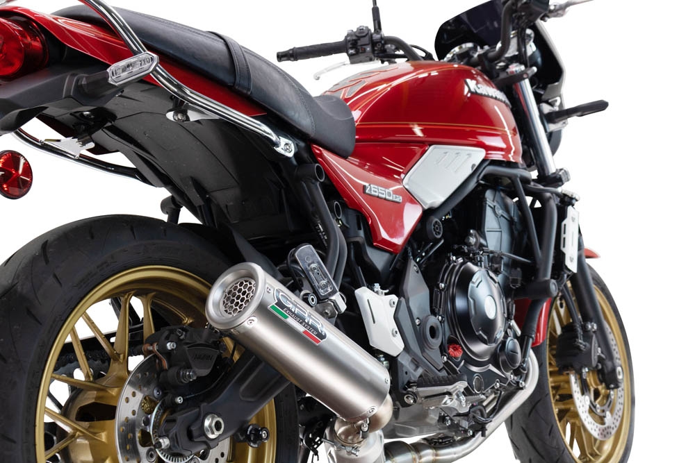GPR exhaust compatible with  Kawasaki Z 650 RS 2024-2025, M3 Inox , Homologated silencer for noise including full line,db killer and catalyst compliant for inspection 