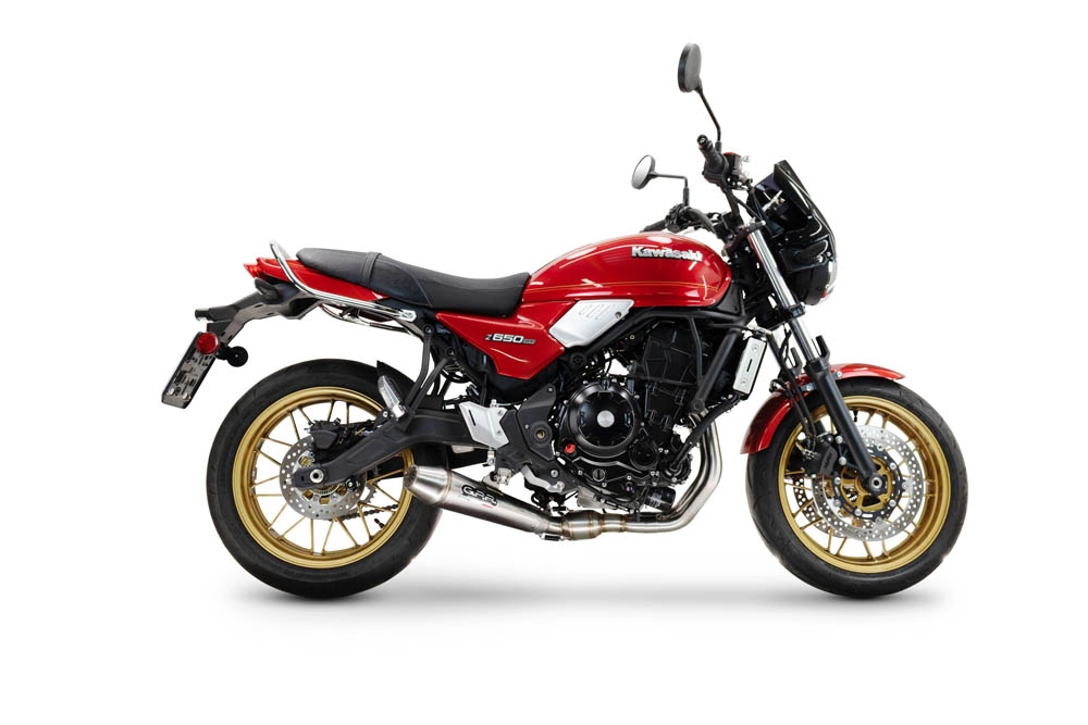 Scarico GPR compatibile con  Kawasaki Z 650 RS 2024-2025, Ultracone, Scarico completo racing,fornito con collettore specifico, non legale per uso stradale