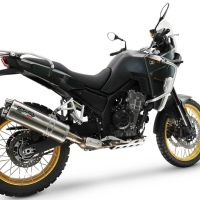 Scarico GPR compatibile con  Kove 800X 2024-2026, Dual Inox, Scarico Racing, con raccordo specifico e db killer estraibile, non conforme per uso stradale