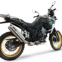 Scarico GPR compatibile con  Kove 800X 2024-2026, Dual Inox, Scarico Racing, con raccordo specifico e db killer estraibile, non conforme per uso stradale