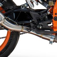 Scarico GPR compatibile con  Ktm Duke 250 2024-2025, M3 Inox , Scarico omologato, silenziatore con db killer estraibile e raccordo specifico