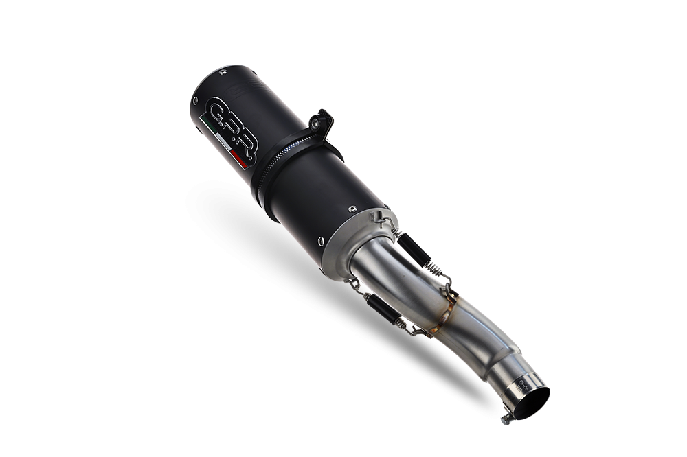 GPR exhaust compatible with  Yamaha Tracer 900 GT  2018-2020, M3 Black Titanium, Racing full system exhaust, including removable db killer 