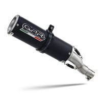 Scarico GPR compatibile con  Kawasaki Ninja 650 2021-2022, M3 Black Titanium, Scarico completo omologato,fornito con db killer estraibile,catalizzatore e collettore