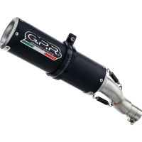 GPR exhaust compatible with  Yamaha Tracer 900 GT  2018-2020, M3 Black Titanium, Racing full system exhaust, including removable db killer 