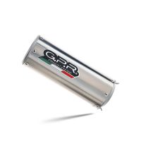 Scarico GPR compatibile con  Kawasaki Versys 650 2006-2014, M3 Inox , Terminale di scarico omologato, fornito con db killer estraibile, catalizzatore e raccordo specifico