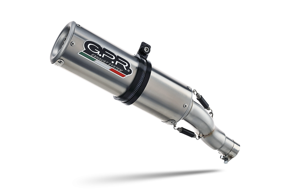 Scarico GPR compatibile con  Ktm Rc 390 2017-2020, M3 Inox , Scarico omologato, silenziatore con db killer estraibile e raccordo specifico
