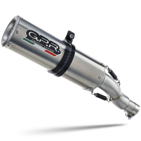 Scarico GPR compatibile con  Suzuki Sv 650 A  2016-2020, M3 Inox , Scarico omologato, silenziatore con db killer estraibile e raccordo specifico