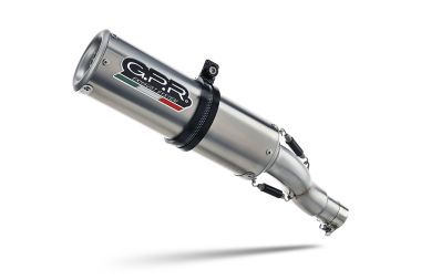 GPR exhaust compatible with  Kawasaki Versys 650 2006-2014, M3 Inox , Homologated legal slip-on exhaust including removable db killer, link pipe and catalyst 