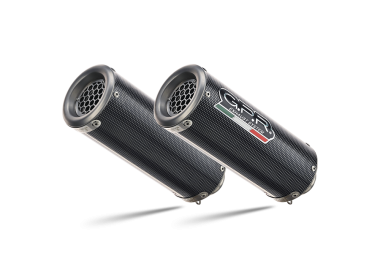 GPR exhaust compatible with  Ducati Monster 696 2008-2014, M3 Poppy , Dual Homologated legal slip-on exhaust including removable db killers, link pipes and catalysts 