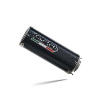 Scarico GPR compatibile con  Kawasaki Versys 650 2006-2014, M3 Poppy , Terminale di scarico omologato, fornito con db killer estraibile, catalizzatore e raccordo specifico