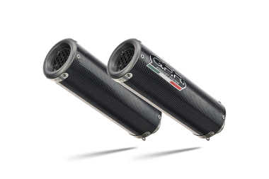 GPR exhaust compatible with  Ducati 848 2007-2013, M3 Poppy , Dual Homologated legal slip-on exhaust including removable db killers, link pipes and catalysts 