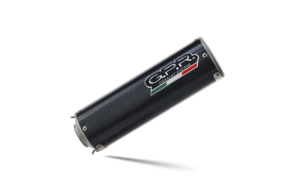 Scarico GPR compatibile con  Bmw R 1200 R 2006-2010, M3 Poppy , Scarico omologato, silenziatore con db killer estraibile e raccordo specifico