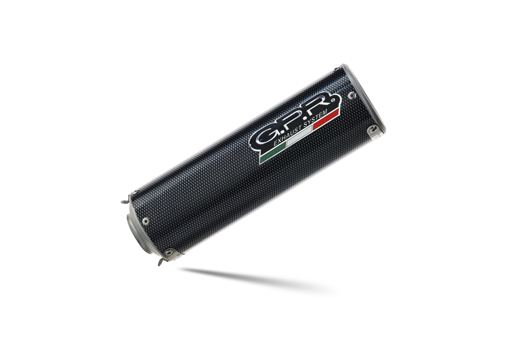 Scarico GPR compatibile con  Bmw R 1200 R 2011-2014, M3 Poppy , Scarico omologato, silenziatore con db killer estraibile e raccordo specifico