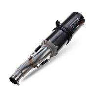 Scarico GPR compatibile con  Bmw R 1200 R 2011-2014, M3 Poppy , Scarico omologato, silenziatore con db killer estraibile e raccordo specifico