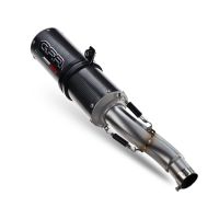 Scarico GPR compatibile con  Kawasaki Versys 650 2006-2014, M3 Poppy , Terminale di scarico omologato, fornito con db killer estraibile, catalizzatore e raccordo specifico