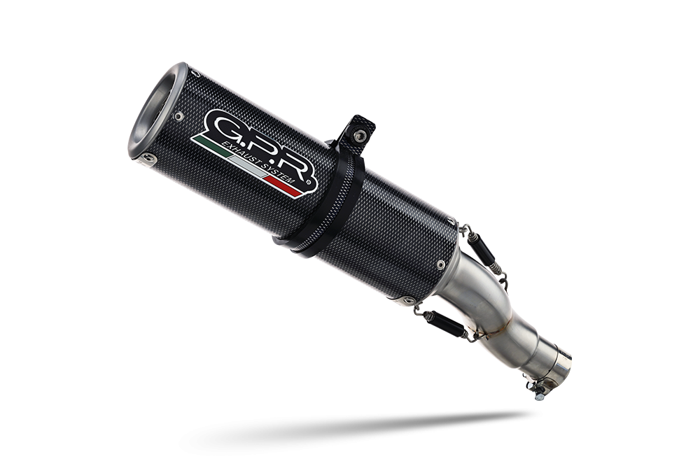 Scarico GPR compatibile con  Cf Moto 700 Mt 2023-2024, M3 Poppy , Terminale di scarico omologato,fornito con db killer estraibile,catalizzatore e collettore