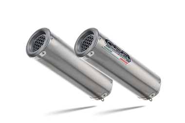 GPR exhaust compatible with  Ducati 848 2007-2013, M3 Titanium Natural, Dual Homologated legal slip-on exhaust including removable db killers, link pipes and catalysts 