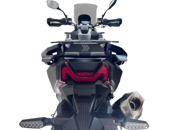 PORTAPACCHI GPR TECH COMPATIBILE CON  Sym ADX TG 400 2024/2026 e5 Plus GPR TECH Portapacchi per TOP CASE-ALPITECH 26 > 35 