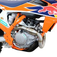 GPR escape compatible con  Gas Gas EC 450F 2021-2023, Pentacross FULL Titanium, Escape completo racing, incluyendo colector y db killer desmontable, sin homologación 