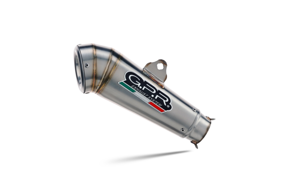 GPR pot echappement compatible avec  Aprilia RS 457 2024-2025, Powercone Evo, Pot d'échappement complet racing, compris de collecteur et db killer amovible, sans homologation 