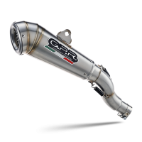 GPR exhaust compatible with  Bmw S 1000 RR -M  2010-2014, Powercone Evo, Homologated legal slip-on exhaust including removable db killer and link pipe 
