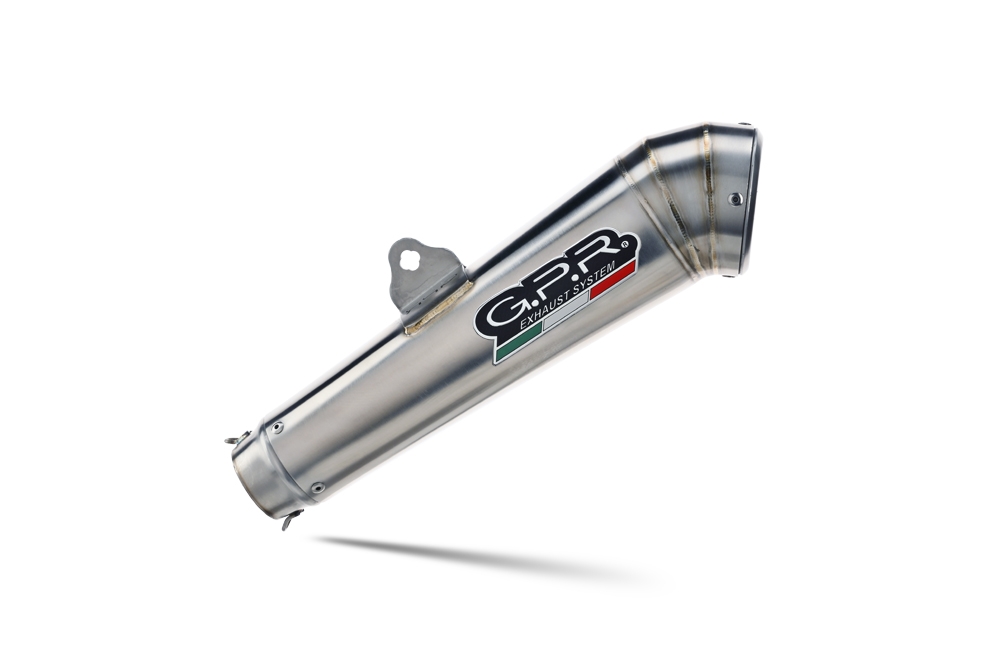 Scarico GPR compatibile con  Bmw F 800 GS Adventure 2016-2018, Powercone Evo, Scarico omologato, silenziatore con db killer estraibile e raccordo specifico