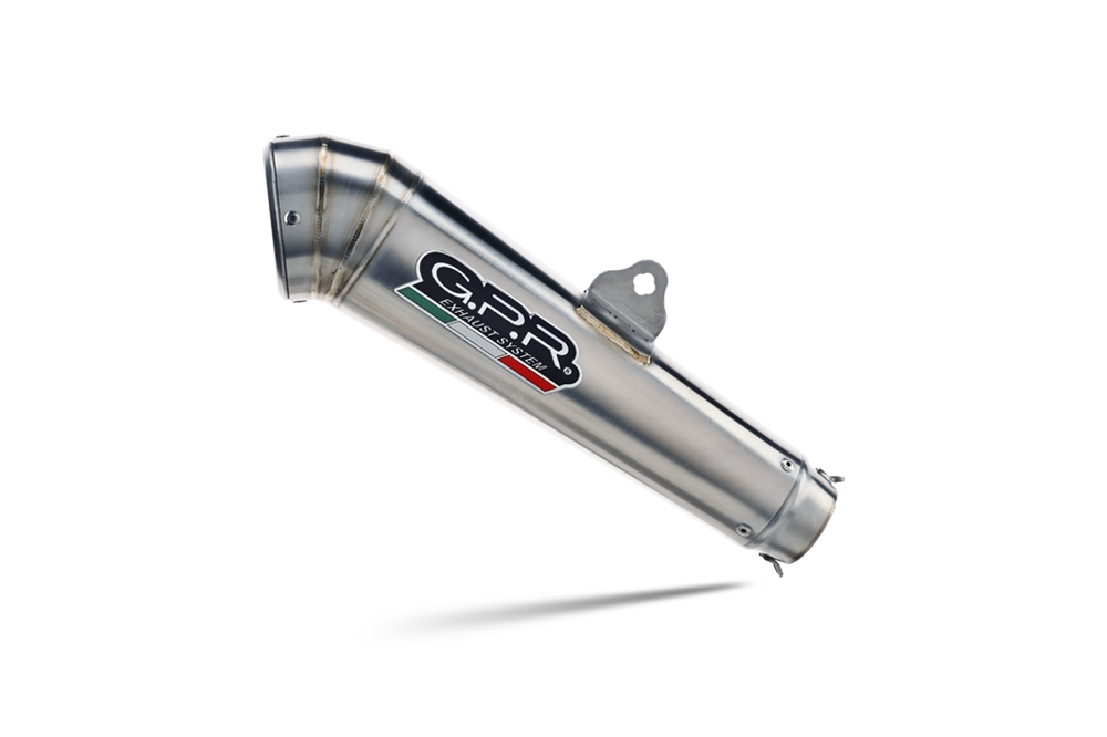 Scarico GPR compatibile con  Ktm Adventure 890 2025-2026, Powercone Evo, Scarico omologato, silenziatore con db killer estraibile e raccordo specifico