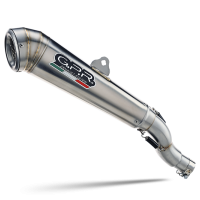 GPR exhaust compatible with  Ducati Monster 797 2017-2021, Powercone Evo, Homologated legal slip-on exhaust including removable db killer, link pipe and catalyst 