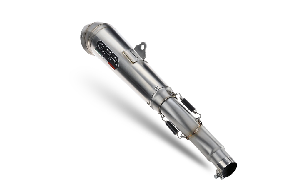 GPR pot echappement compatible avec  Aprilia RS 457 2024-2025, Powercone Evo, Pot d'échappement complet racing, compris de collecteur et db killer amovible, sans homologation 