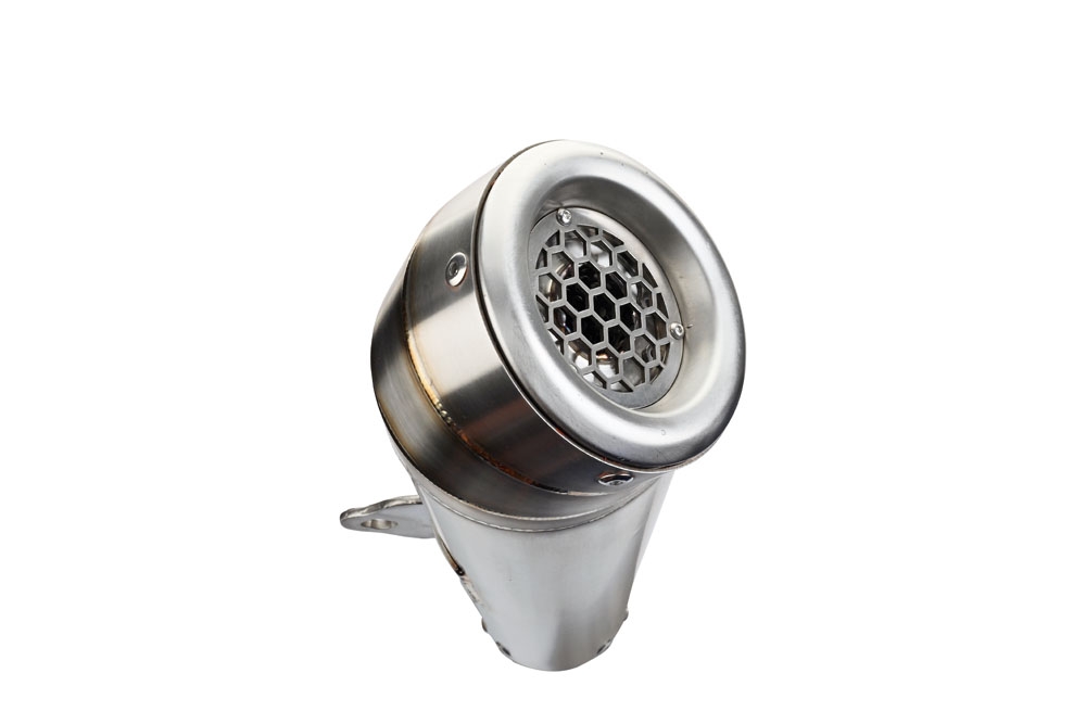 Scarico GPR compatibile con  Royal Enfield Guerrilla 450  2024-2025, Powercone Evo, Scarico omologato, silenziatore con db killer estraibile e raccordo specifico