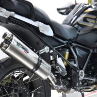 Scarico GPR compatibile con  Bmw R 1250 Gs Adventure 2021-2024, Dual Poppy, Scarico omologato, silenziatore con db killer estraibile e raccordo specifico
