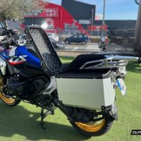 GPR TECH compatible with  GPR TECH Pair of side cases aluminum made, silver color with specific pannier holder Pair of side cases aluminum made, silver color with specific pannier holder Capacity 38 LT. + 38 LT.