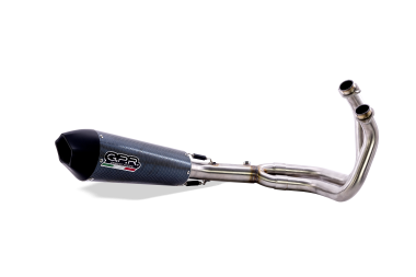 GPR exhaust compatible with  Kawasaki Versys 650 2023-2024, Gpe Ann. Poppy, Racing full exhaust system including removable db killer 