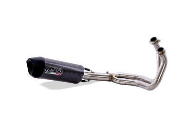 Scarico GPR compatibile con  Yamaha Mt-07  2021-2024, Furore Evo4 Poppy, Scarico completo omologato,fornito con db killer estraibile,catalizzatore e collettore