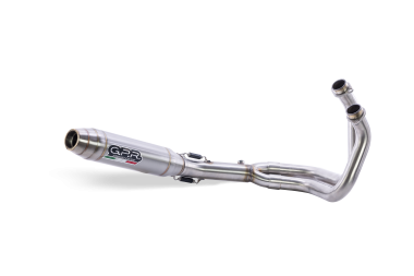 GPR exhaust compatible with  Kawasaki Z 400 2018-2022, Deeptone Inox, Racing full system exhaust  