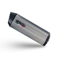 Scarico GPR compatibile con  Bmw F 850 Gs -Adventure 2021-2024, Hyper Sonic Titanium, Scarico omologato, silenziatore con db killer estraibile e raccordo specifico