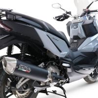 Scarico GPR compatibile con  Sym ADX 300 2024-2026, Furore-X Scooter, Silenziatore omologato per il rumore,fornito con db killer,catalizzatore conforme alla revisione e raccordo