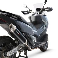 GPR escape compatible con  Sym ADX TG 400 2024-2026, Furore-X Scooter, Escape homologaedo, legal para mercados fuera de la UE, incluido tubo de enlace y db killer extraíble 