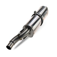Scarico GPR compatibile con  Aprilia Sl -Falco 1000 2000-2004, Trioval, Coppia di terminali di scarico omologati, forniti con db killer removibili e raccordi specifici