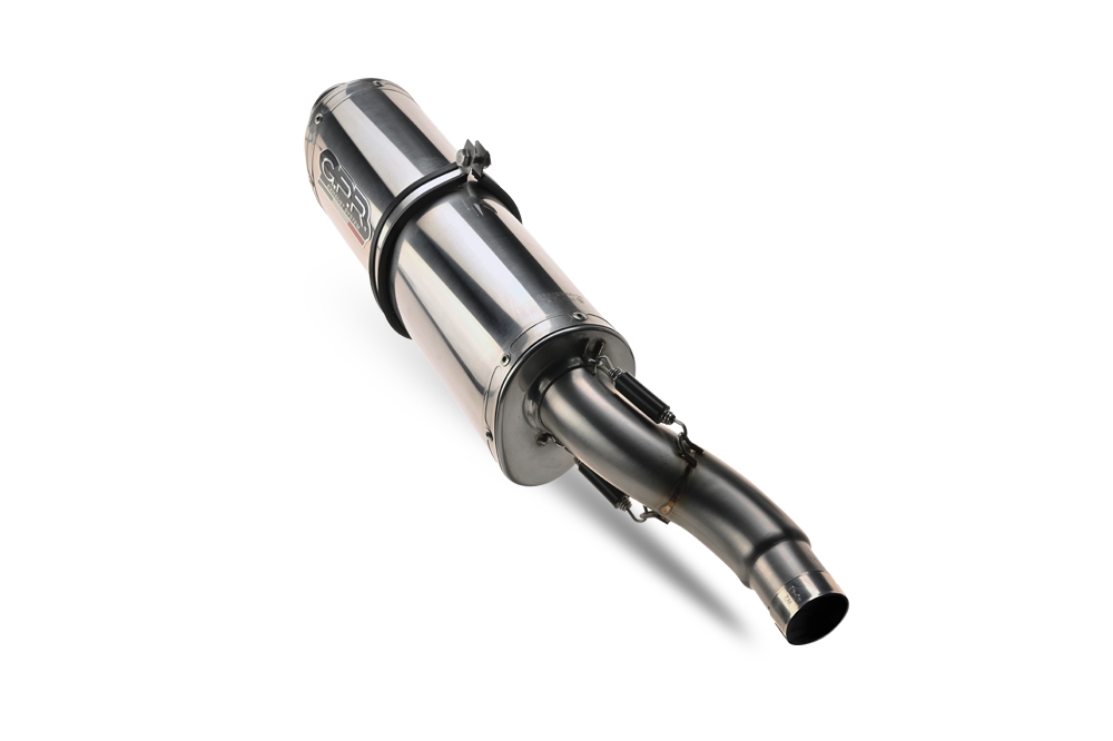 GPR exhaust compatible with  Suzuki Sv 650 - S 1999-2002, Trioval, Homologated legal mid-full system exhaust including removable db killer 